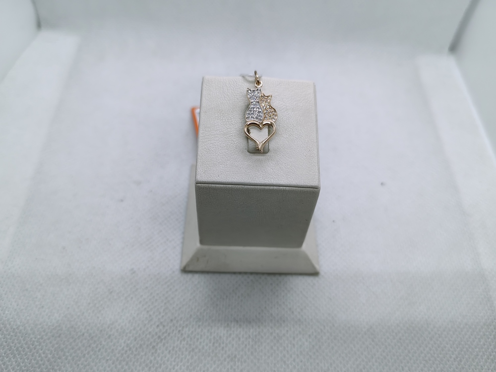 ПОДКМИ585 ПОДВЕСКА С КАМНЯМИ (Au 585)
