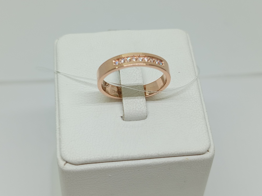 КОЛЬЦО Обручальное БРИЛЛИАНТ (Au 585)