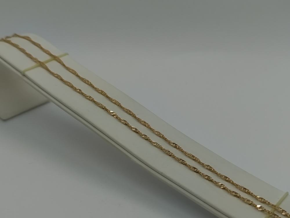 ЦЛСИ585 ЦЕПЬ ПОЛНОВЕСНАЯ Сингапур (Au 585)