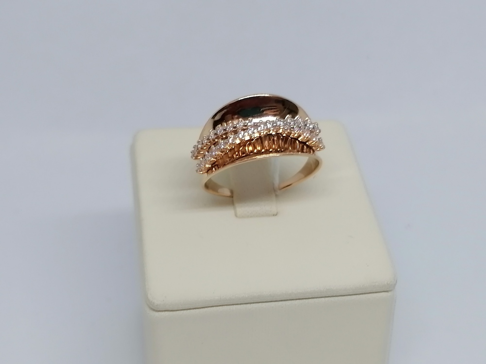 КОЛКМИ585 КОЛЬЦО С КАМНЯМИ (Au 585)