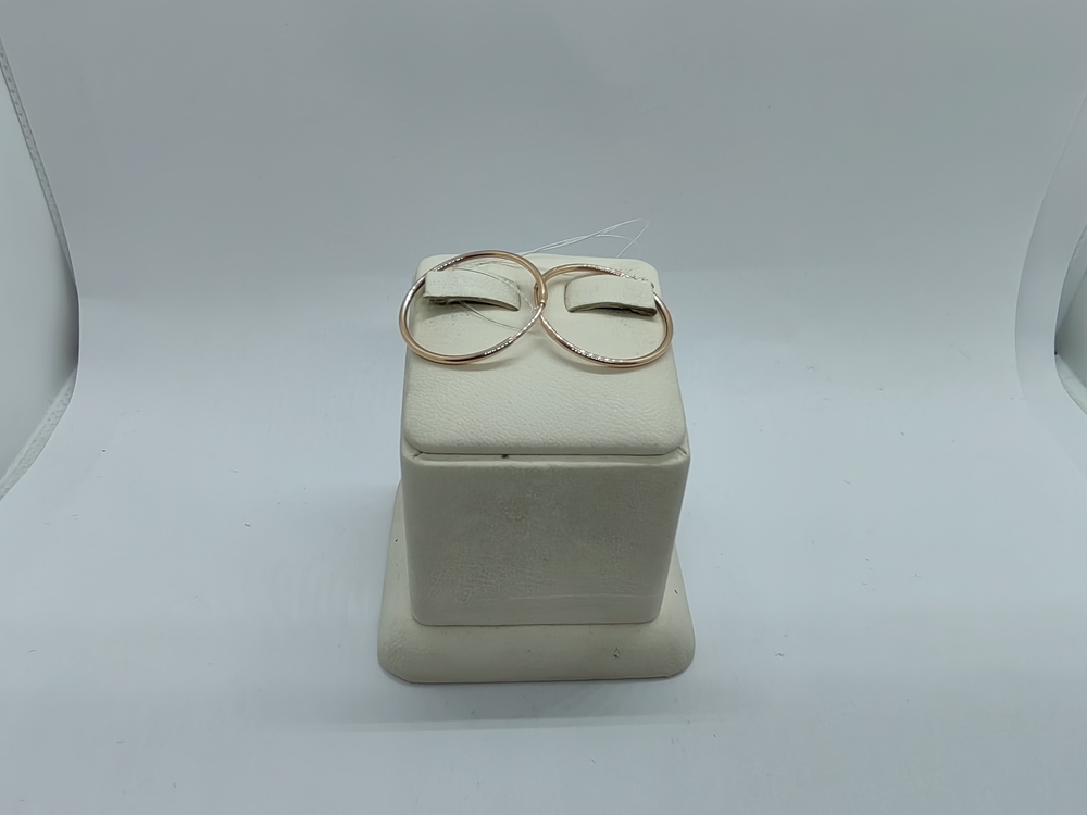 СЕРЬГИ КОНГО без камня (Au 585)