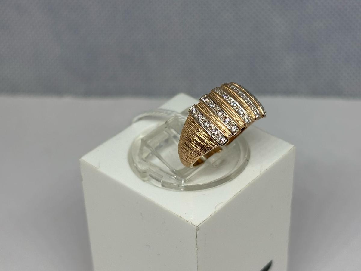 КОЛКМИ585 КОЛЬЦО С КАМНЯМИ (Au 585)
