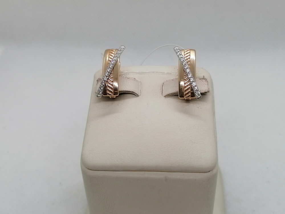 СЕРЬГИ С КАМНЯМИ (Au 585)