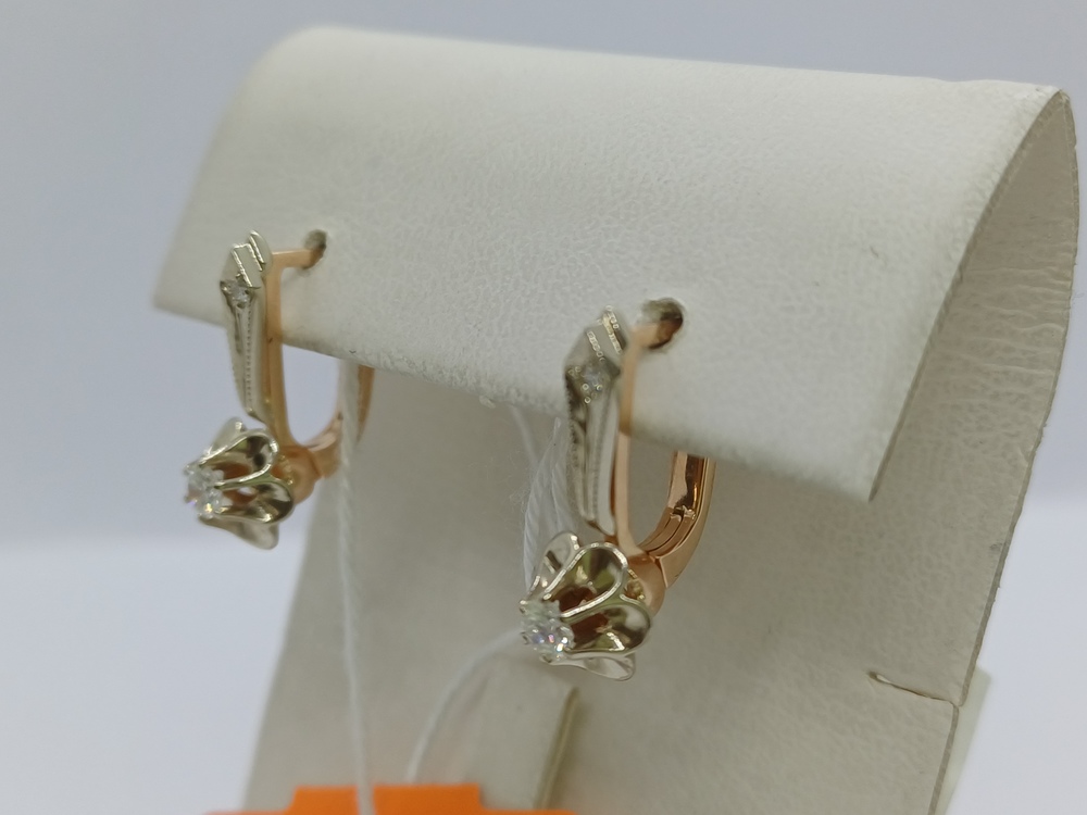 СЕРЬГИ БРИЛЛИАНТ (Au 585)