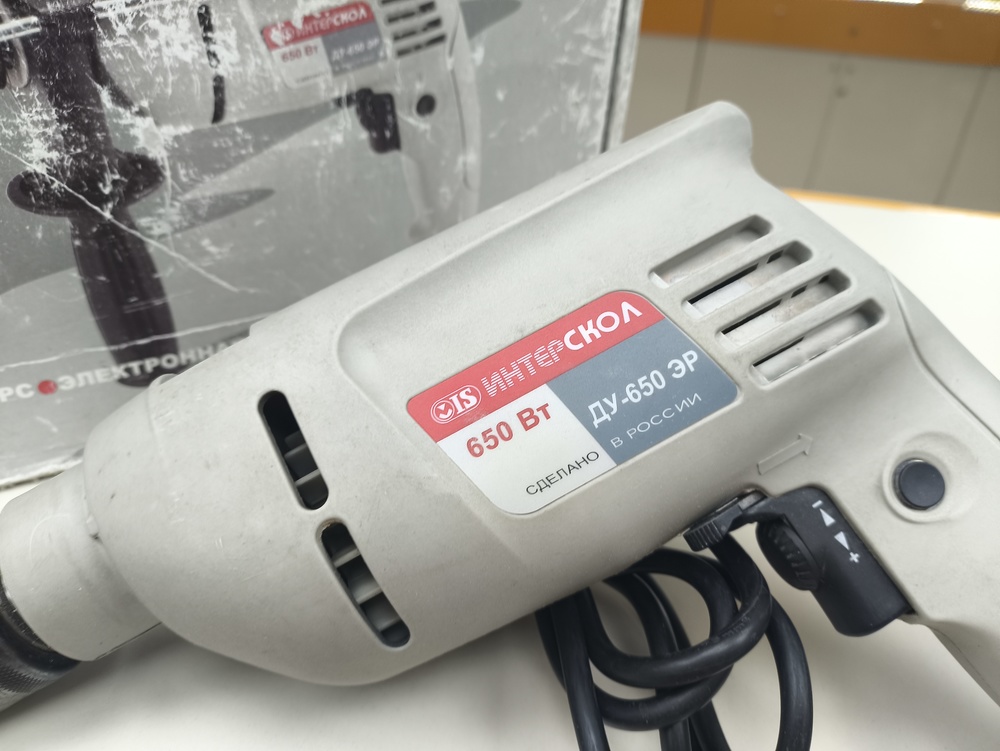 Дрель-ударная Интерскол Д13/650ЭР