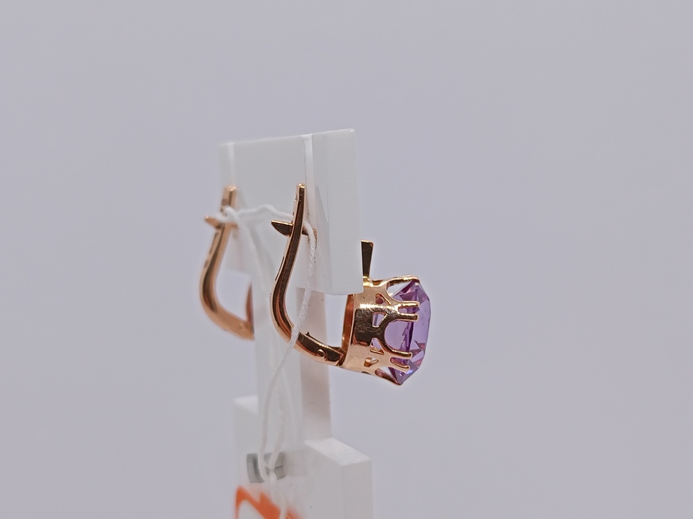 СЕРЬГИ С КАМНЕМ (Au 583)