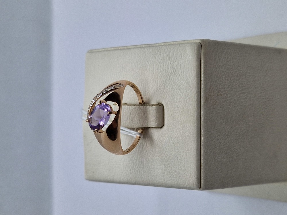 КОЛКМИ585 КОЛЬЦО С КАМНЯМИ (Au 585)