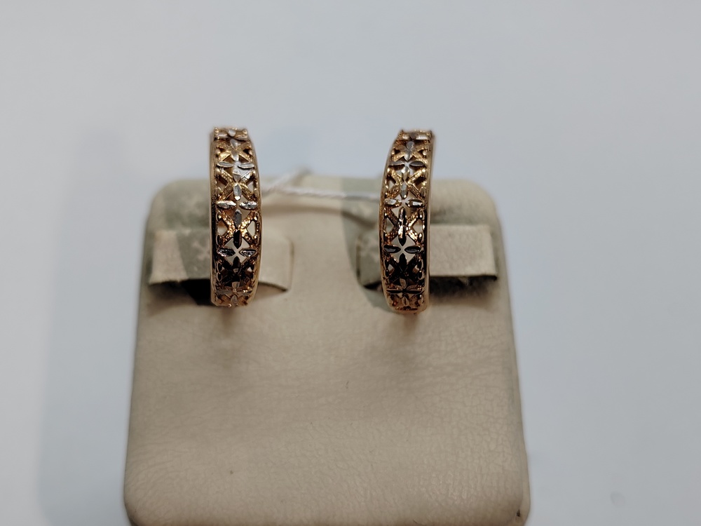 СЕРЬГИ БЕЗ КАМНЯ (Au 585)