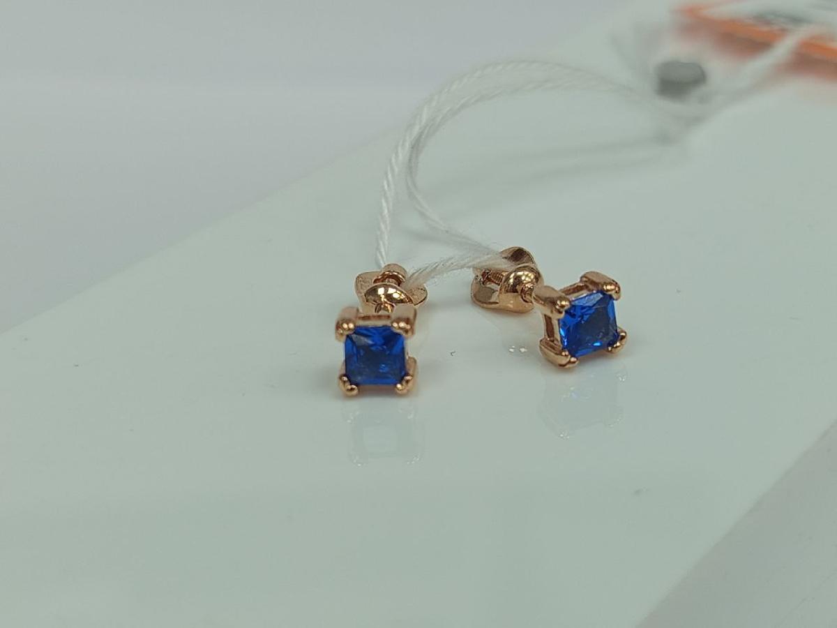 СПУС585 СЕРЬГИ ПУСЕТЫ (Au 585)