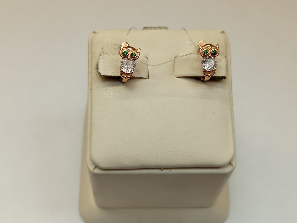 С10911423 СЕРЬГИ С КАМНЯМИ (Au 585)