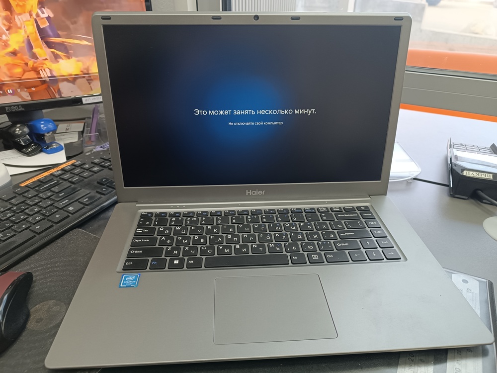 Ноутбук Haier U1530EM; Celeron N4020, Intel UHD Graphics 600, 4 Гб, 128 Гб, Нет