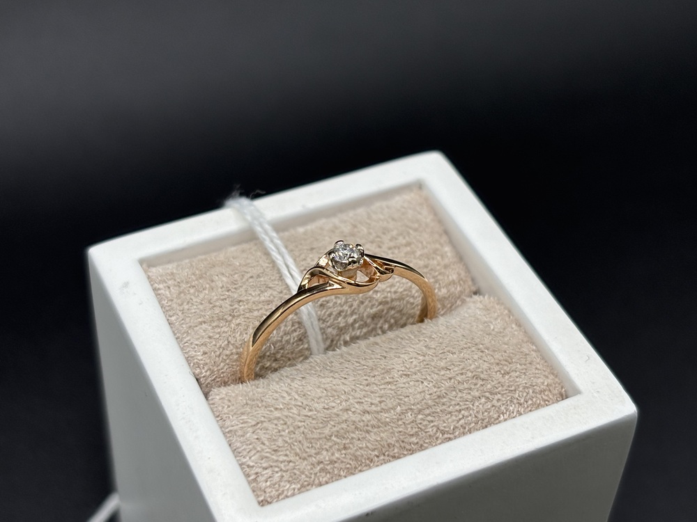 КОЛЬЦО БРИЛЛИАНТ Au 585