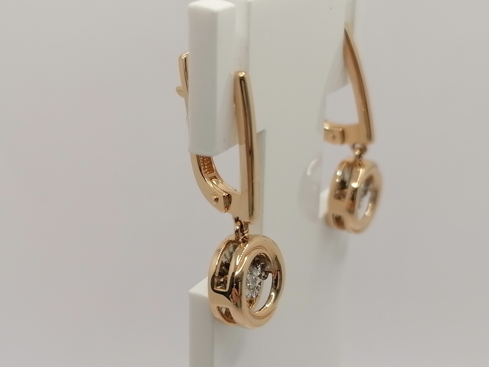 02-11-5743-11-00 СЕРЬГИ БРИЛЛИАНТ (Au 585)