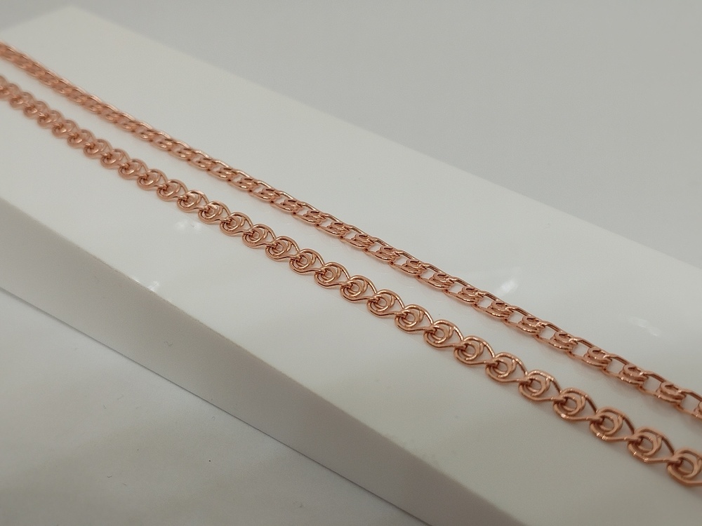 8060270П-55 ЦЕПЬ ПУСТОТЕЛАЯ Лав (Au 585)