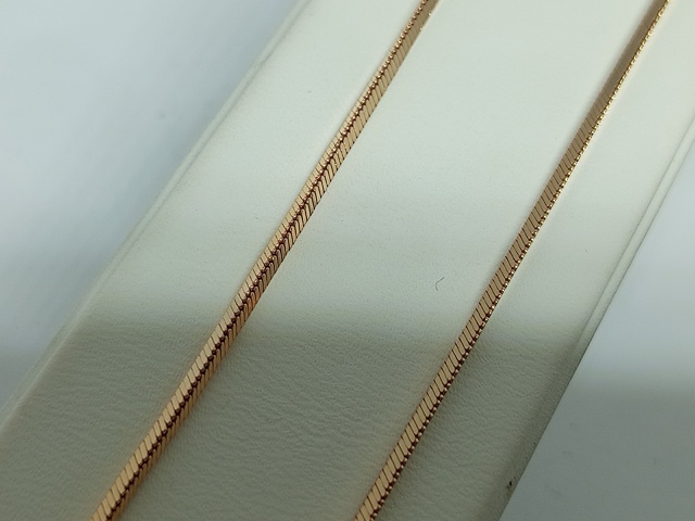 ЦЕПЬ ПОЛНОВЕСНАЯ Жгут(снейк) (Au 585)