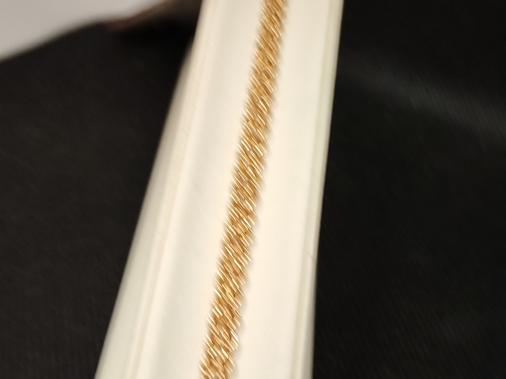 ЦЕПЬ ПУСТОТЕЛАЯ Веревка (Au 585)