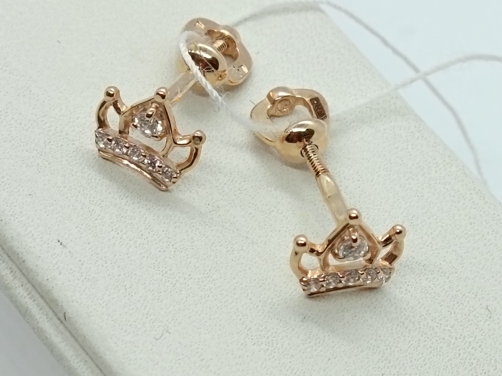 СЕРЬГИ ПУСЕТЫ (Au 585)