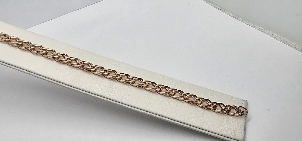 НБ 12-076ПГ БРАСЛЕТ ПУСТОТЕЛЫЙ (Au 585)