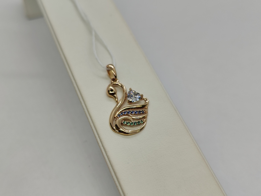 ПОДКМИ585 ПОДВЕСКА С КАМНЯМИ (Au 585)