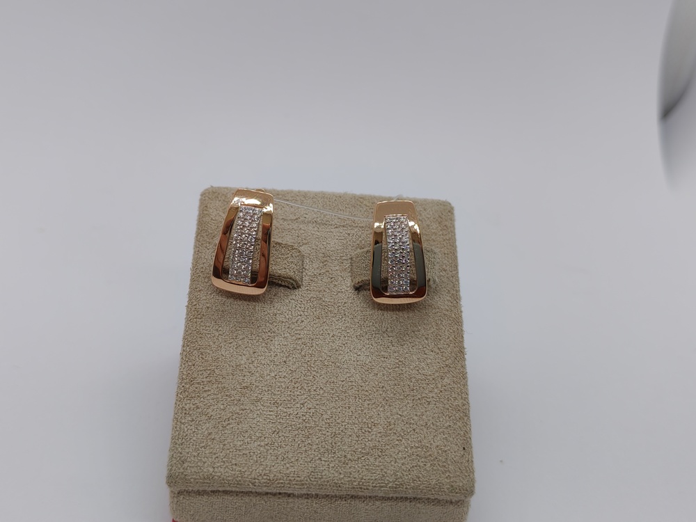 СЕРЬГИ С КАМНЯМИ (Au 585)