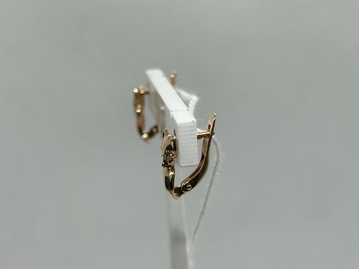 СКМИ585 СЕРЬГИ С КАМНЯМИ (Au 585)