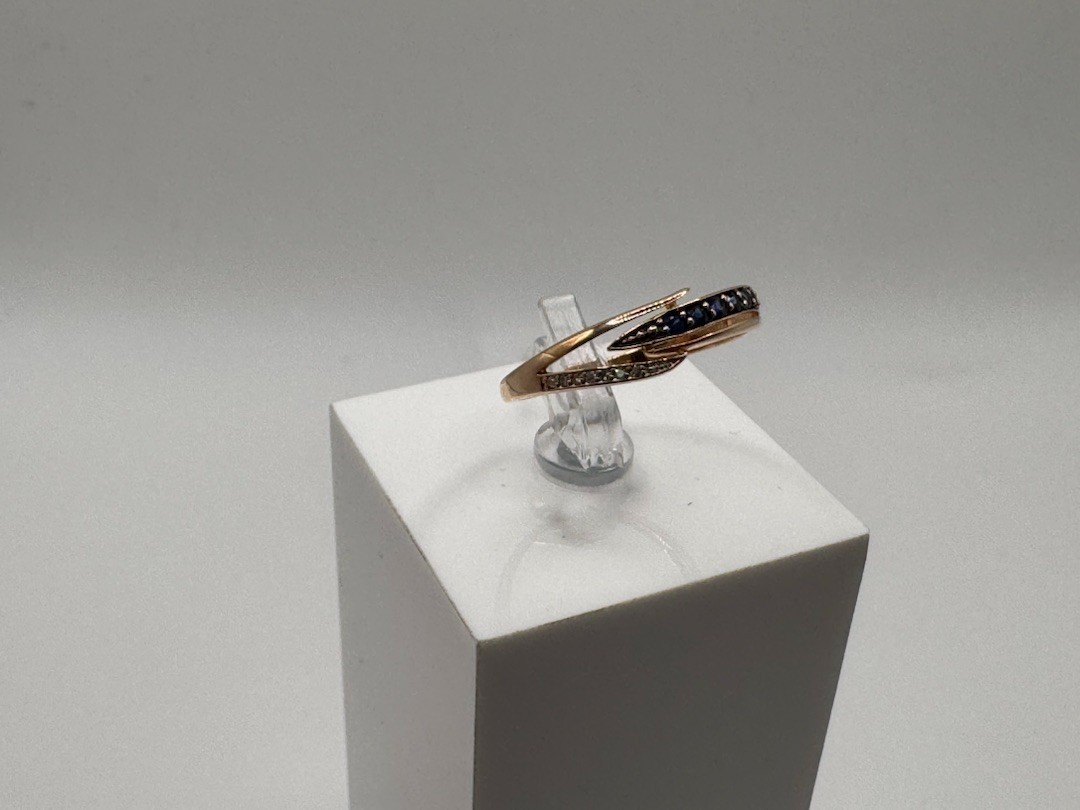 КОЛКМИ585 КОЛЬЦО С КАМНЯМИ (Au 585)