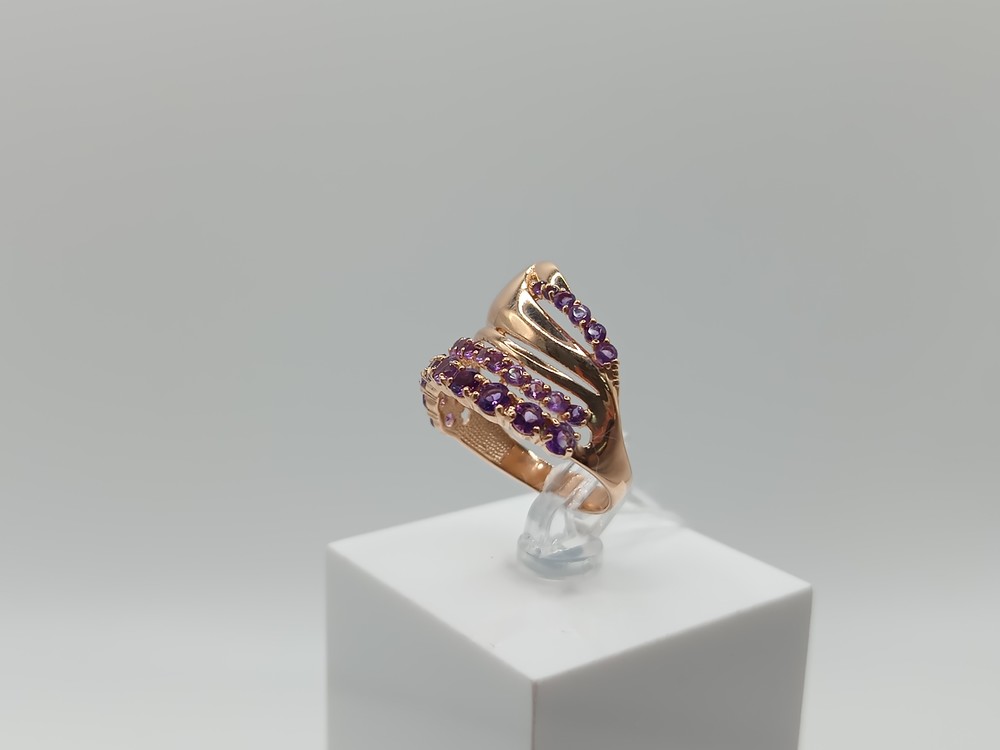 КОЛКМИ585 КОЛЬЦО С КАМНЯМИ (Au 585)