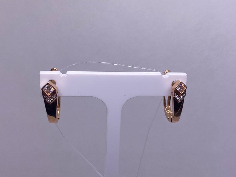 СЕРЬГИ С КАМНЯМИ (Au 585)