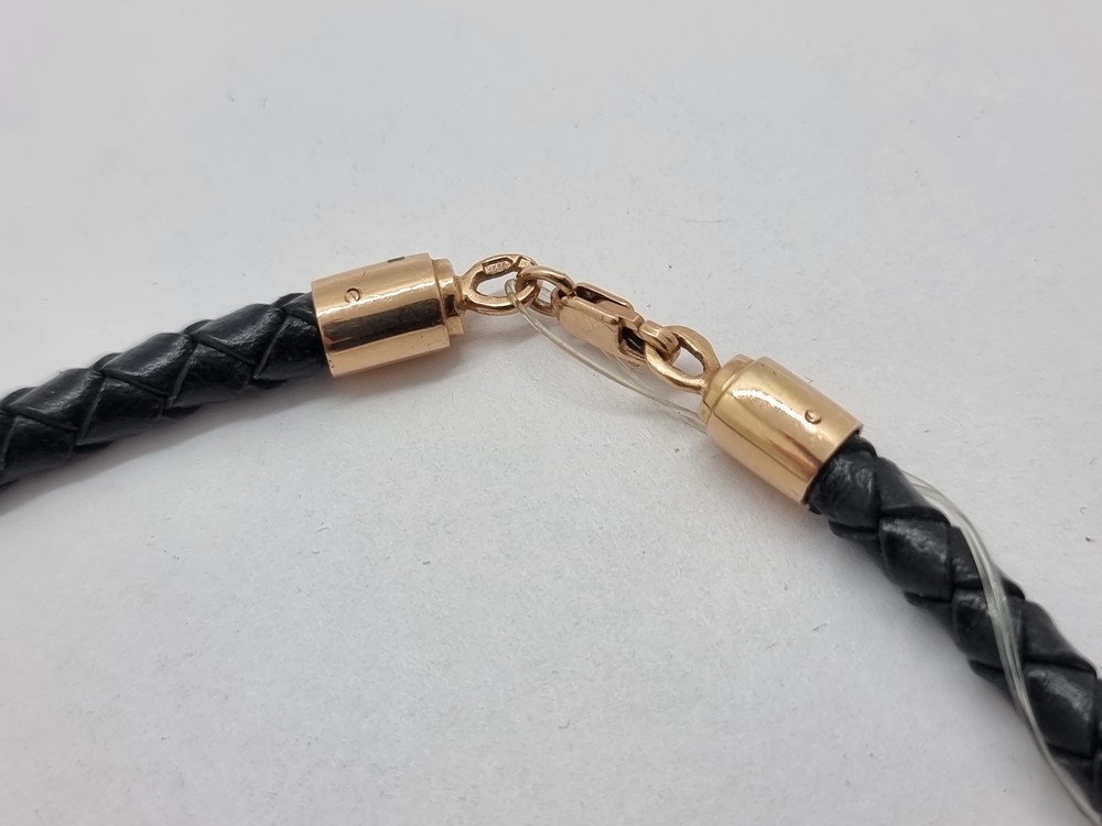 696КЖ КОЛЬЕ КОЖА (Au 585)