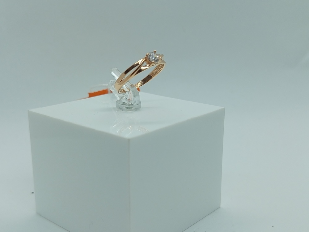 КОЛКМ585 КОЛЬЦО С КАМНЕМ (Au 585)