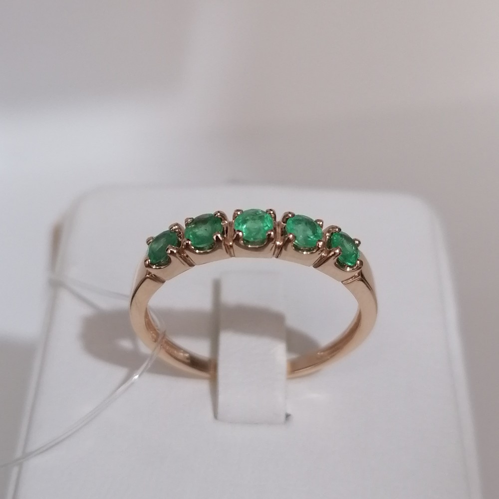 КОЛЬЦО ИЗУМРУД (Au 585)