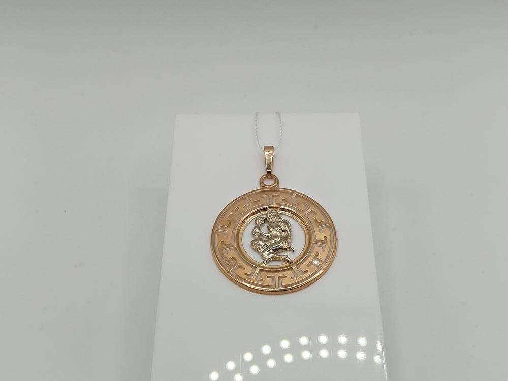 ПОДВЕСКА ЗНАК ЗОДИАКА ДЕВА (Au 585)