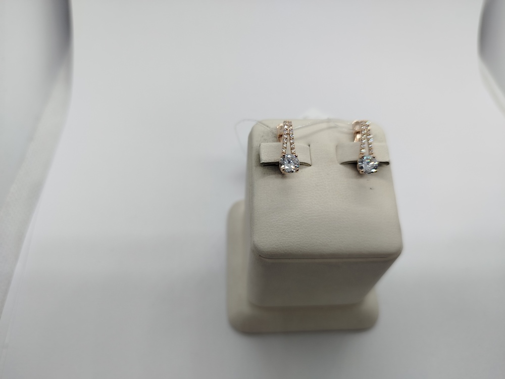 СЕРЬГИ С КАМНЯМИ (Au 585)