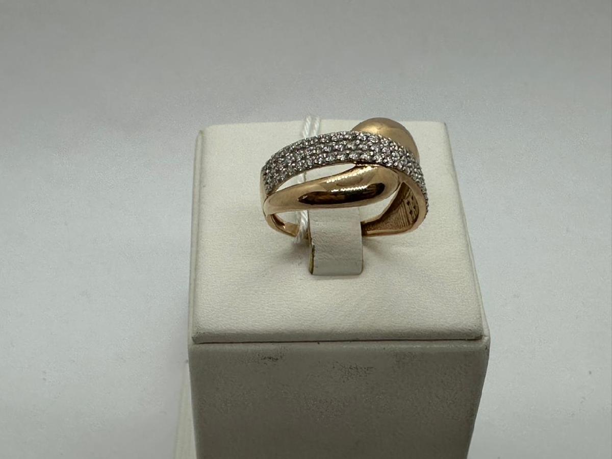 КОЛКМИ585 КОЛЬЦО С КАМНЯМИ (Au 585)