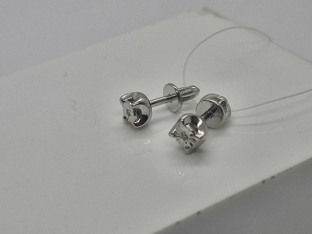 СЕРЬГИ БРИЛЛИАНТ (Ag 925)