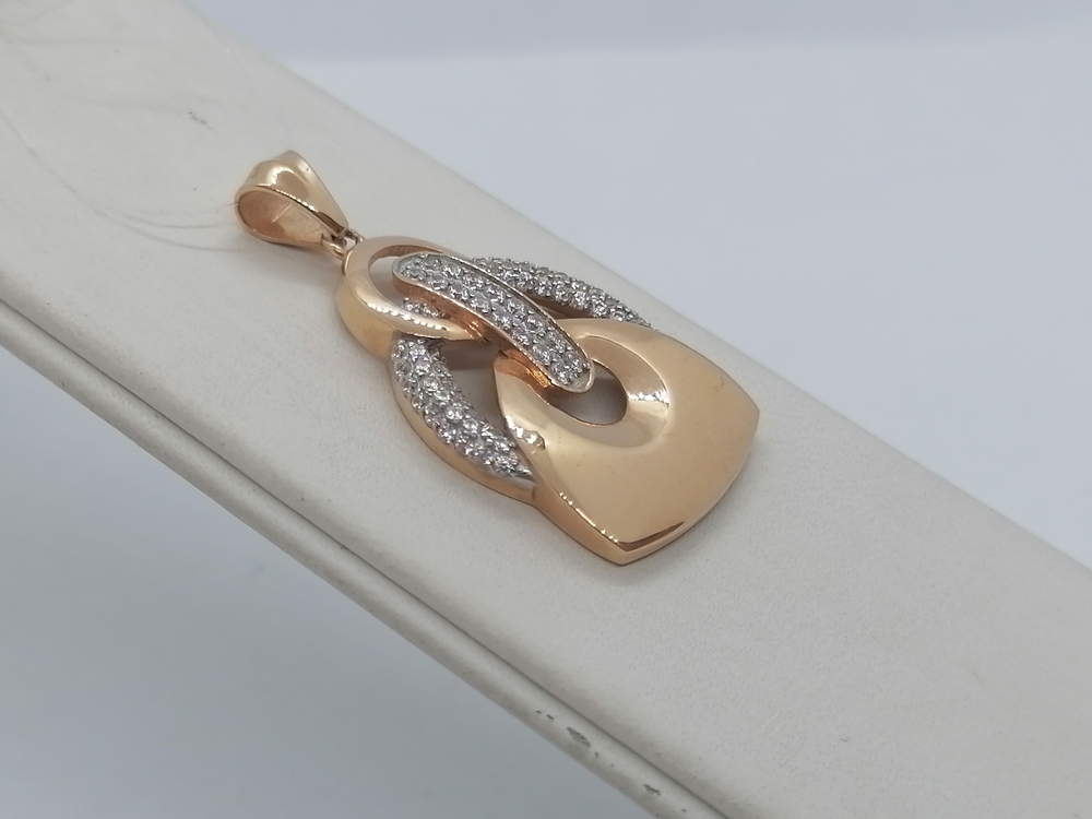 ПОДВЕСКА С КАМНЯМИ (Au 585)