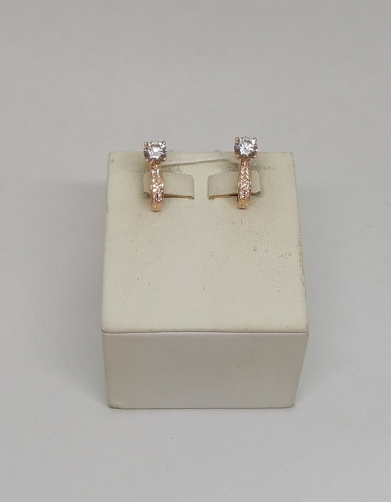 СЕРЬГИ С КАМНЯМИ (Au 585)