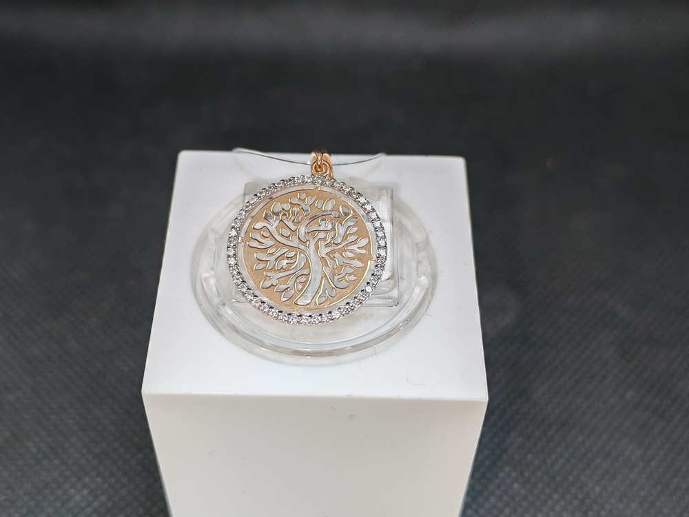 ПОДВЕСКА С КАМНЯМИ (Au 585)