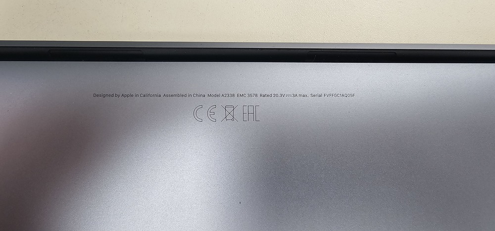 Ноутбук Apple MacBook Pro 13 дюймов, M1 A2338 (2020)