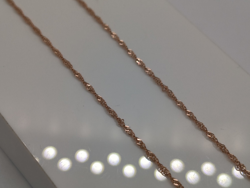 ЦЛСИ585 ЦЕПЬ ПОЛНОВЕСНАЯ Сингапур (Au 585)