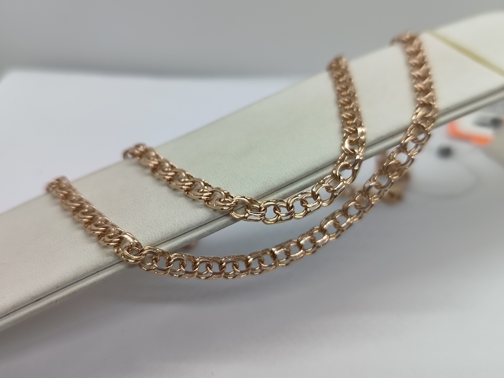 ЦЕПЬ ПОЛНОВЕСНАЯ Бисмарк (Au 585)