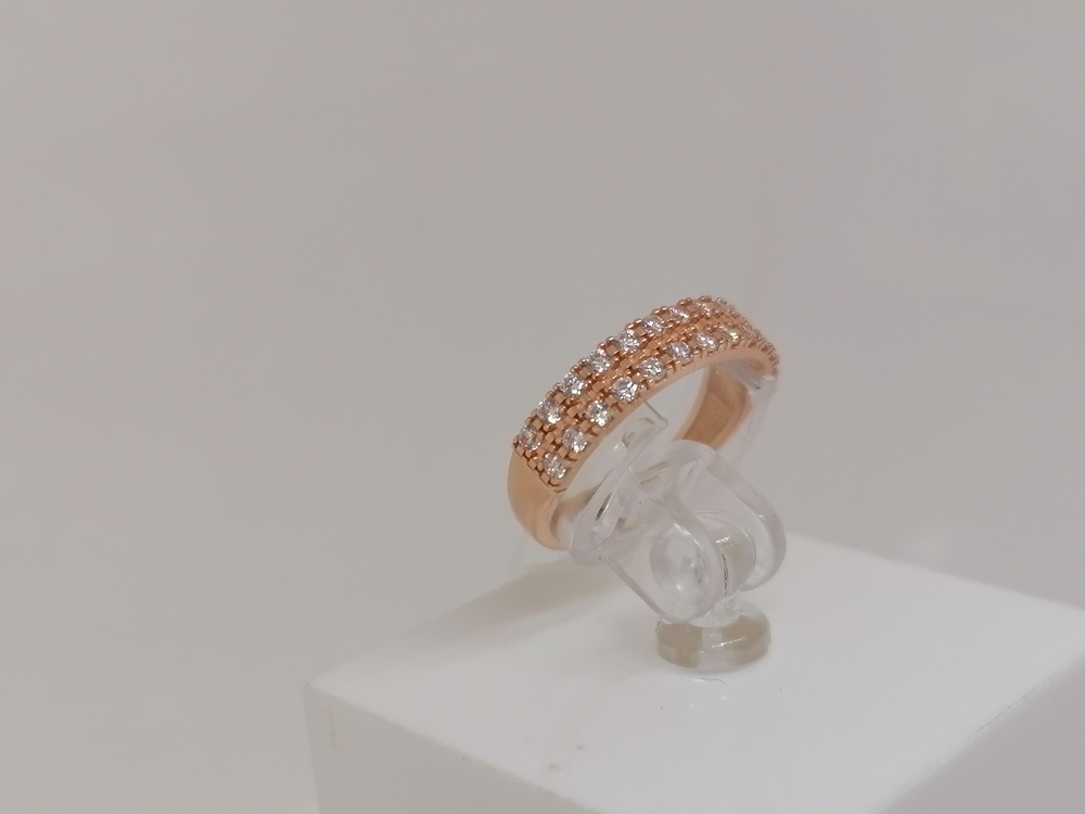 КОЛЬЦО С КАМНЯМИ (Au 585)