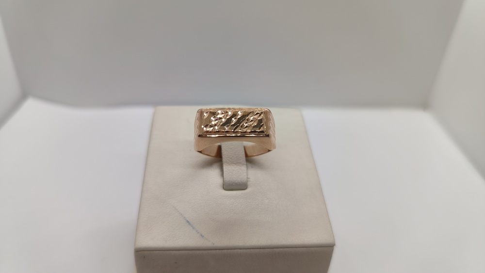 КОЛЬЦО ПЕЧАТКА без камня (Au 585)