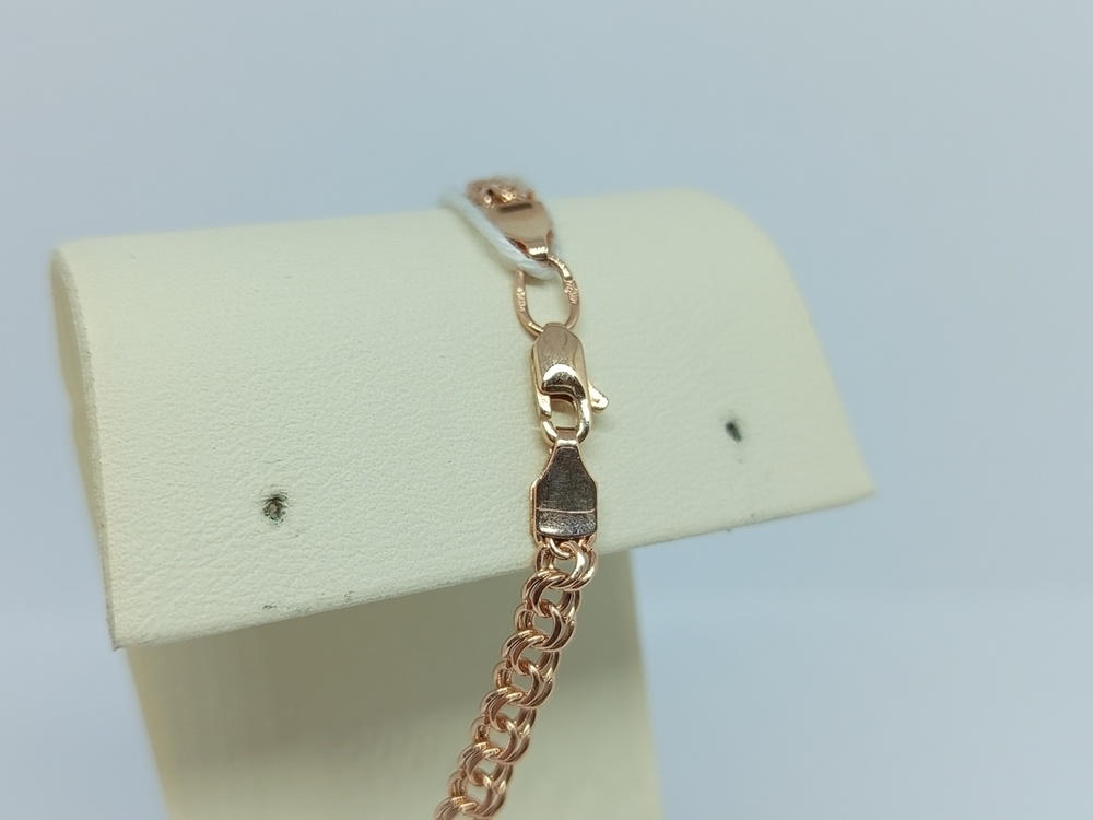 БЛБ585 БРАСЛЕТ ПОЛНОВЕСНЫЙ Бисмарк (Au 585)