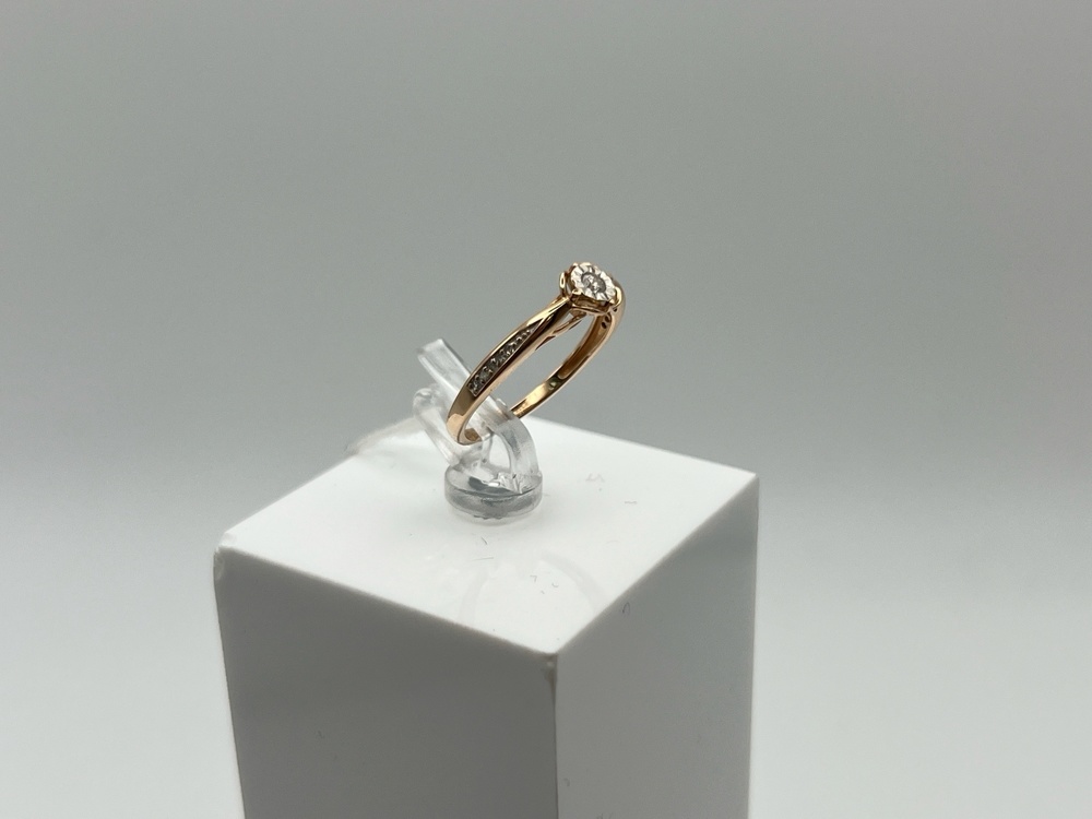 КОЛЬЦО БРИЛЛИАНТ Au 585