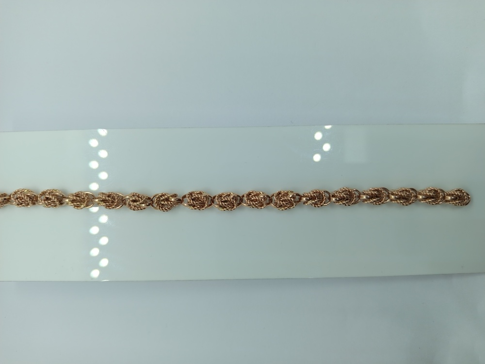 БРАСЛЕТ ПОЛНОВЕСНЫЙ Мальвина (Au 585)