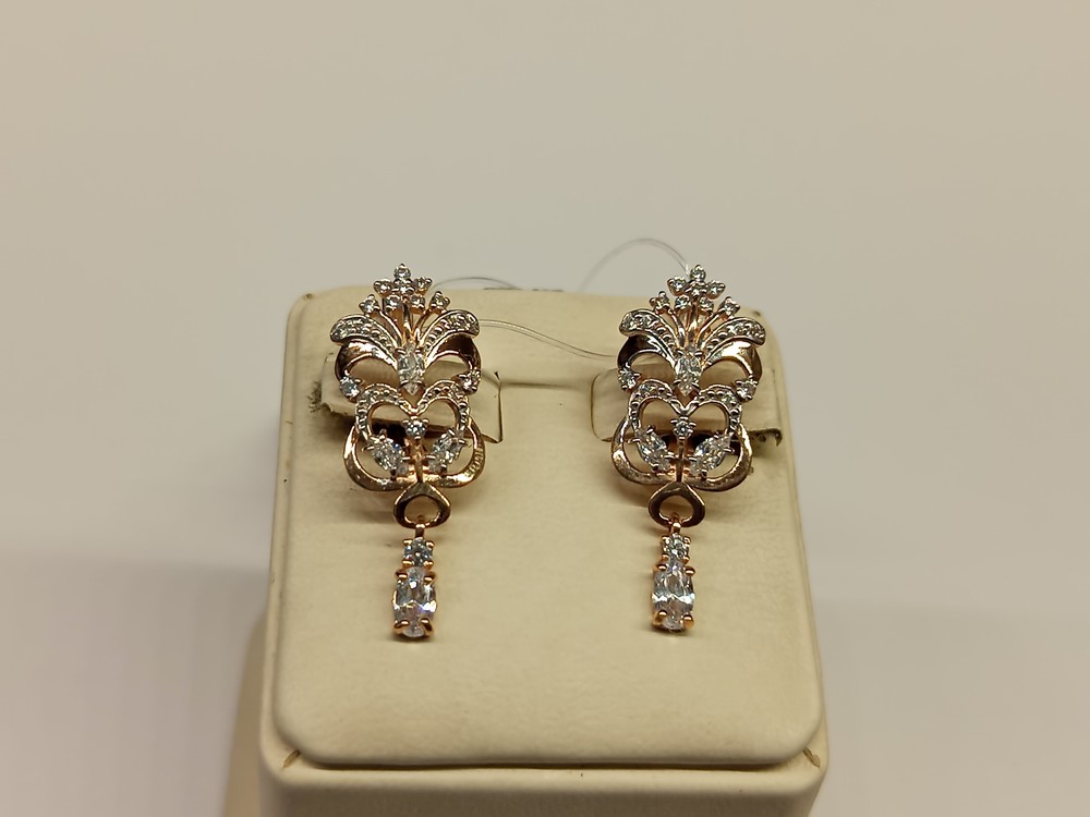 СЕРЬГИ С КАМНЯМИ (Au 585)