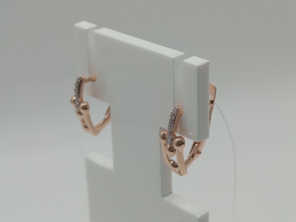 СЕРЬГИ С КАМНЯМИ (Au 585)