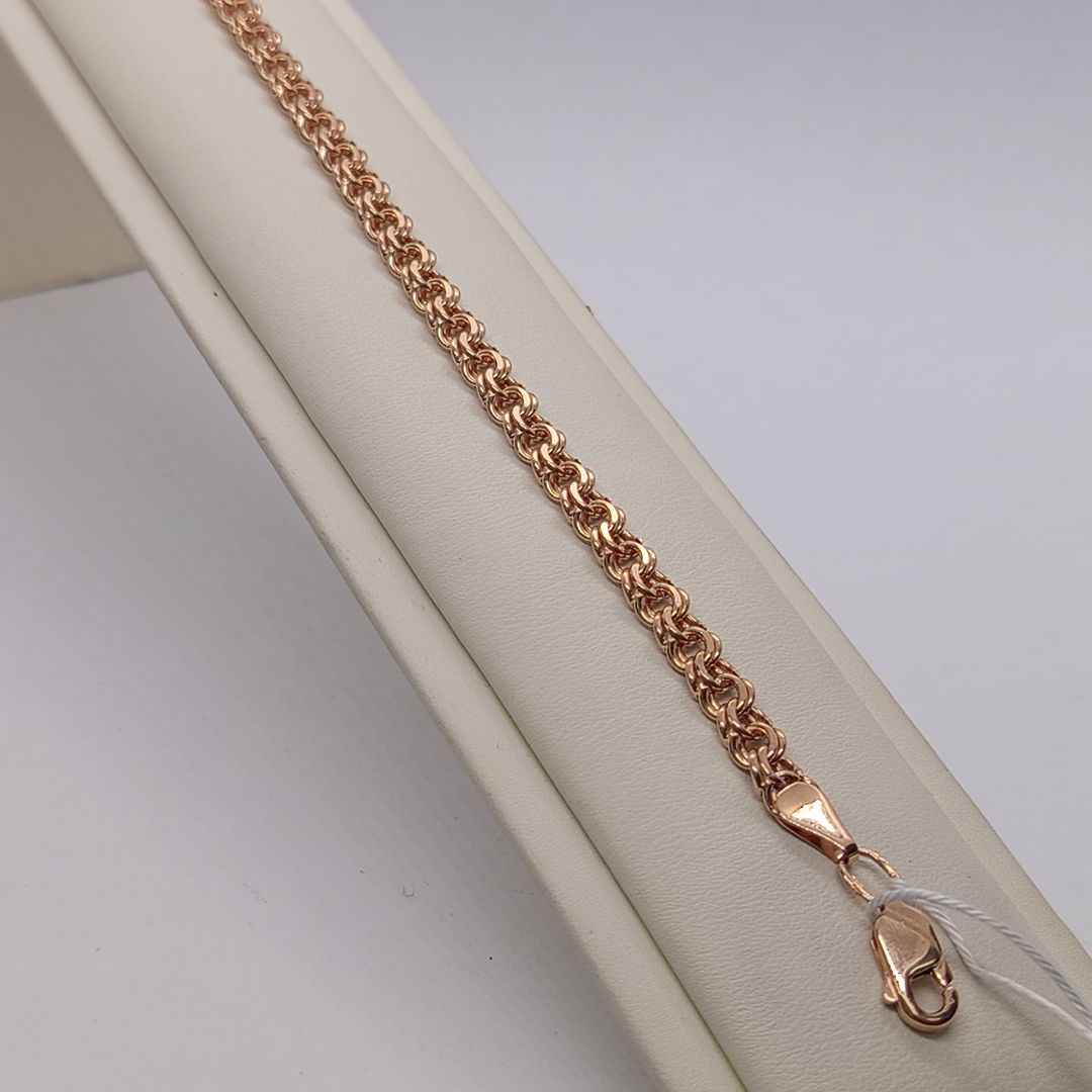 БРАСЛЕТ ПУСТОТЕЛЫЙ Бисмарк Au 585