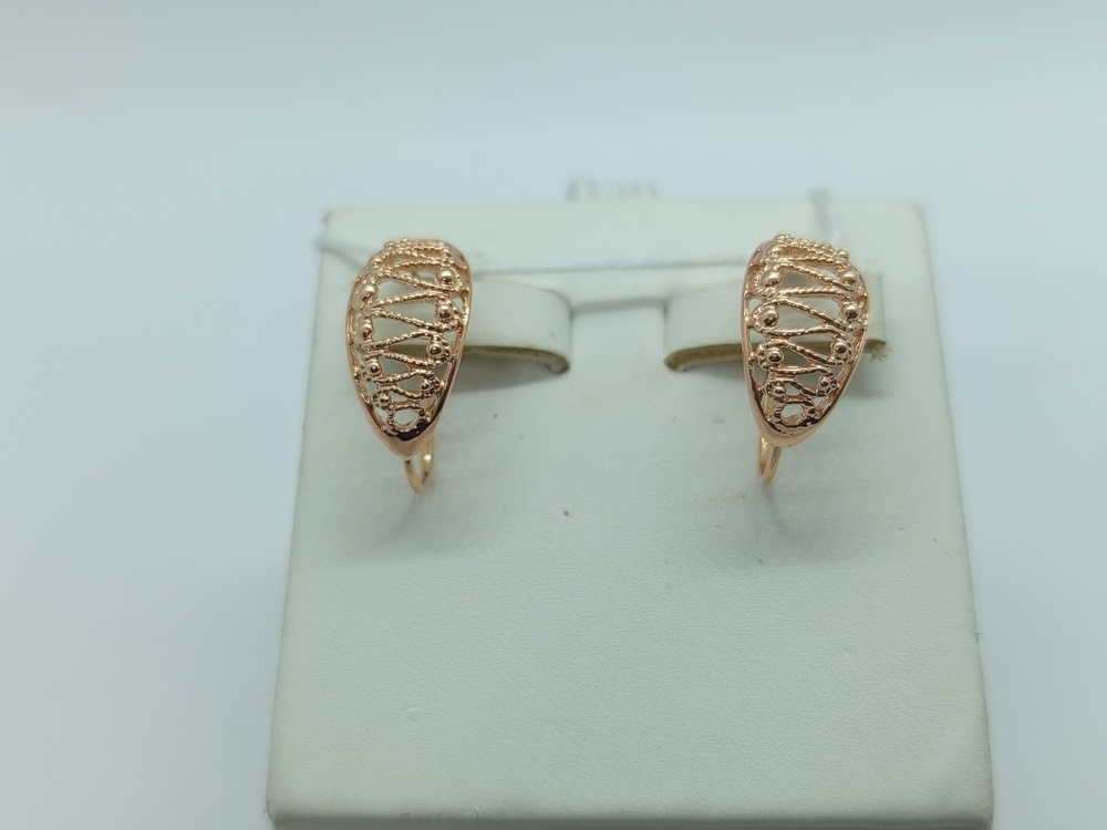 СБКМ585 СЕРЬГИ БЕЗ КАМНЯ (Au 585) СБКМ585 СЕРЬГИ БЕЗ КАМНЯ (Au 585)